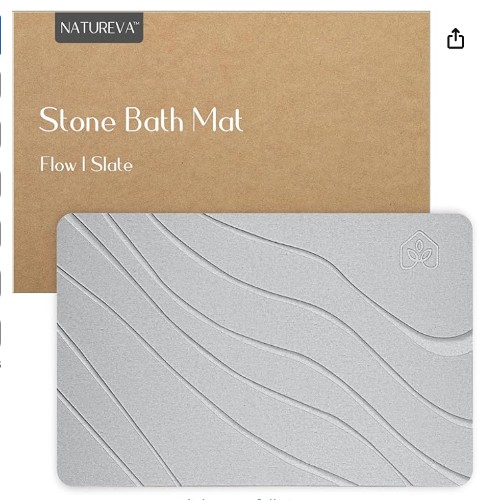 Stone bath mat